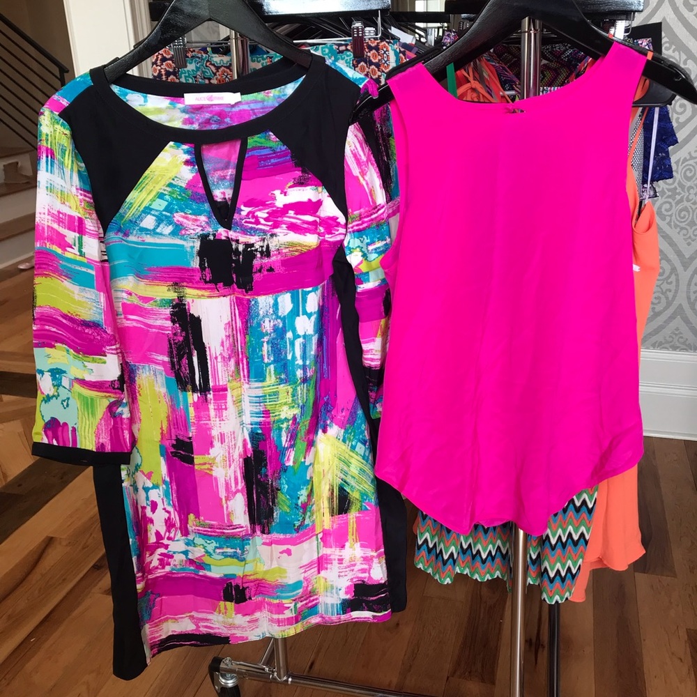 Silk Multi Color Dress